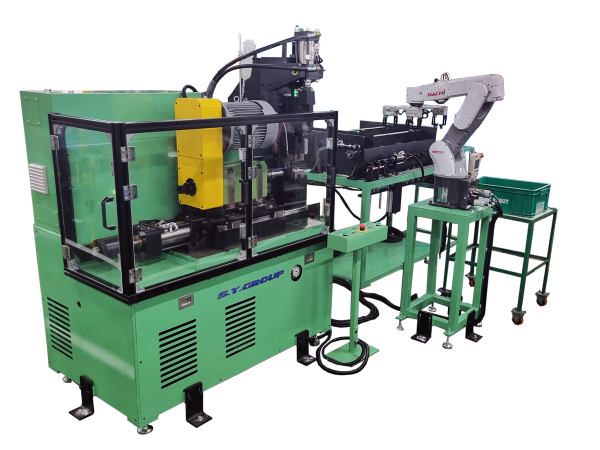 SY Group Pipe Swaging machine with Robot EC-40VTL-MZ07