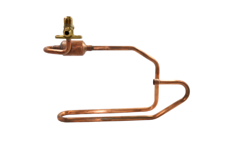 Example copper tube bending