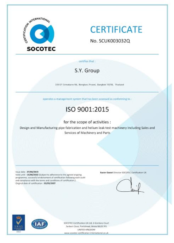 SY SOCOTEC ISO9001